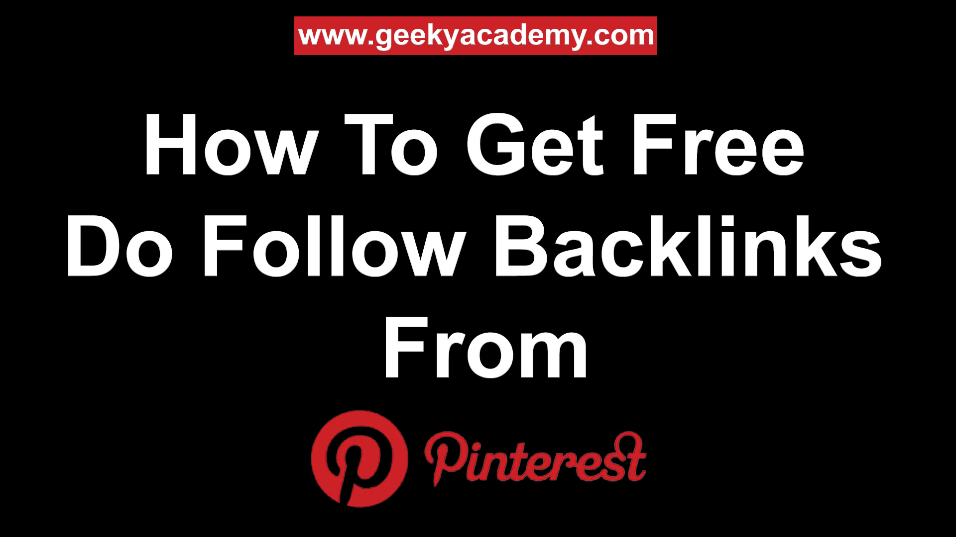 How To Get Free Do Follow Backlinks From Pinterest