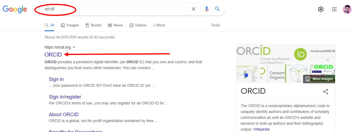 How to Create account on ORCID