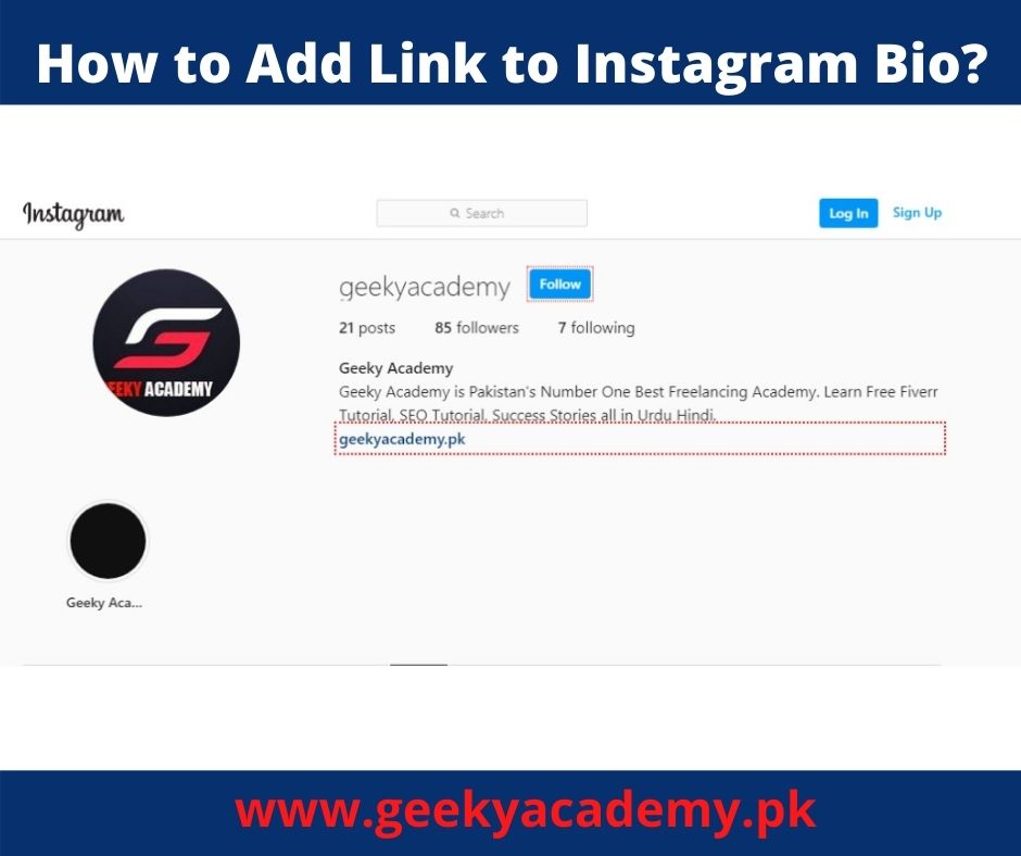 How to add link to Instagram bio