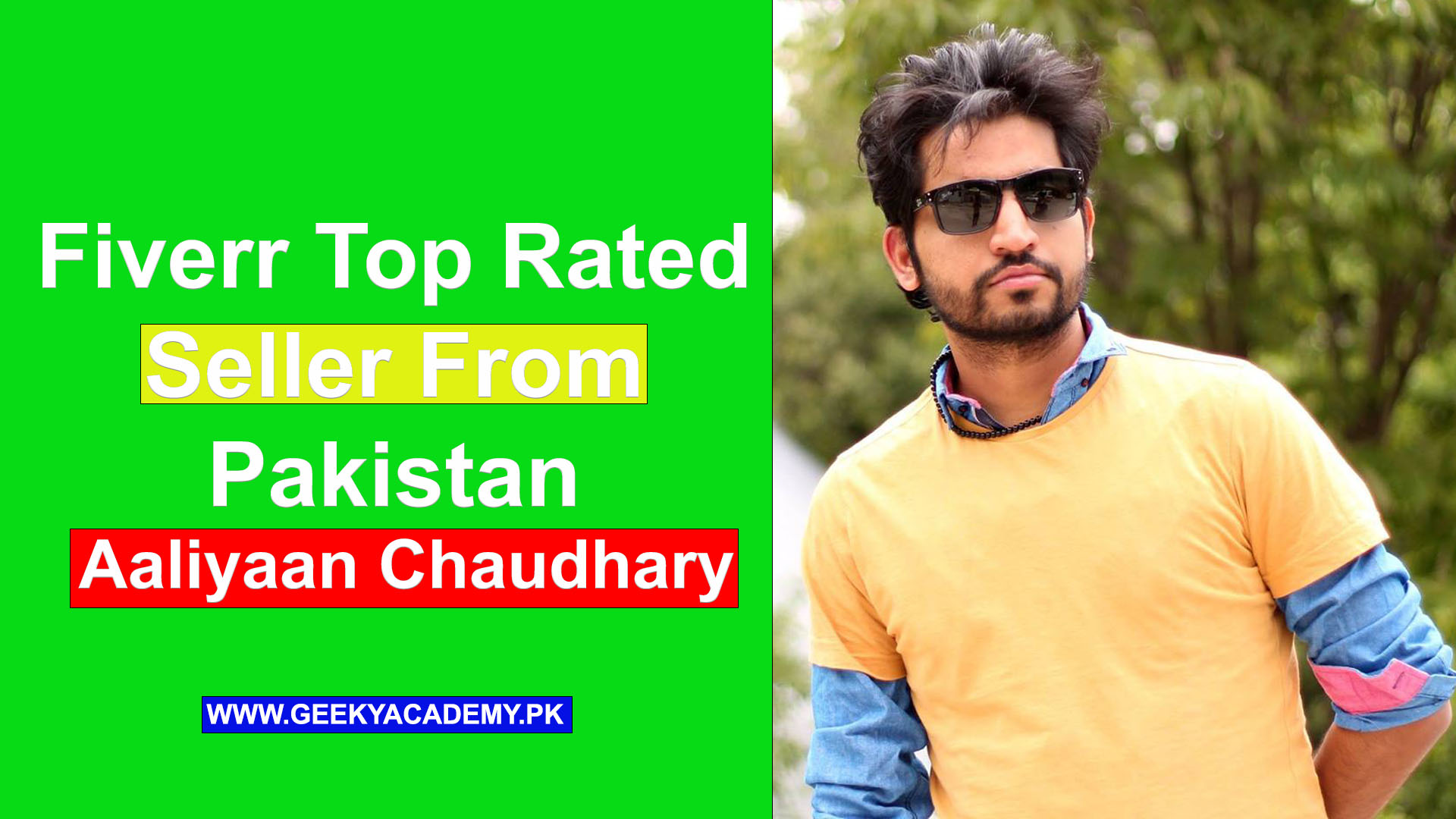 Fiverr Top Rated Seller From Pakistan Aaliyaan Chaudhary