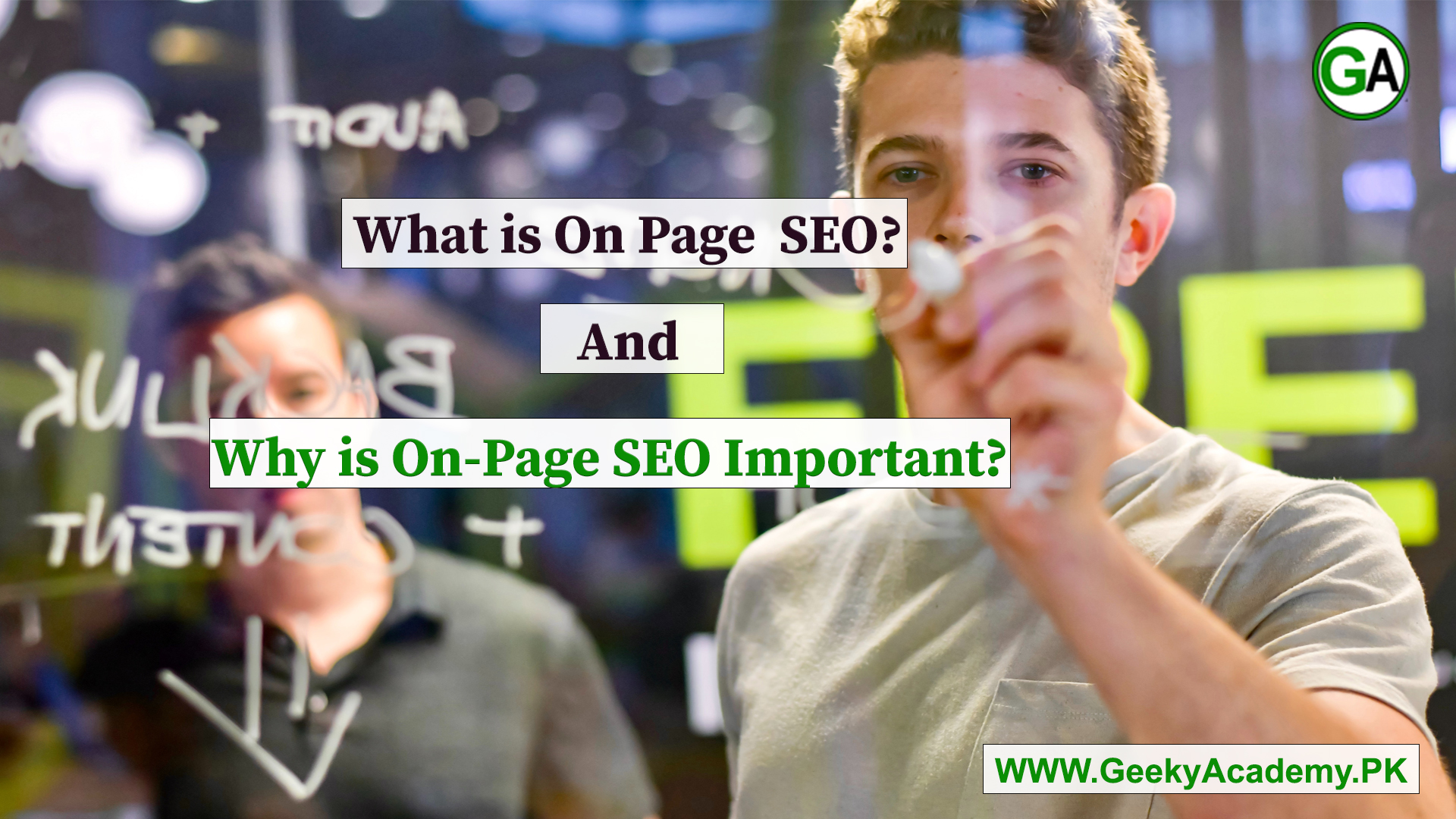 What is On Page SEO
