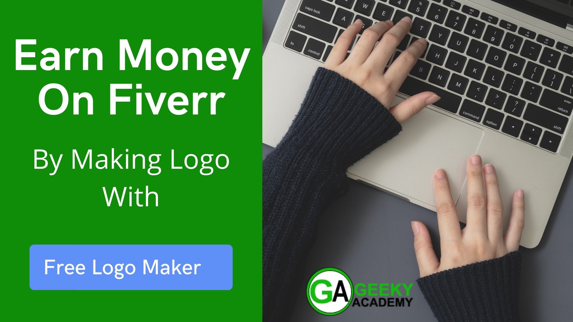 Earn Money On Fiverr By Making Logo With Free Logo Maker