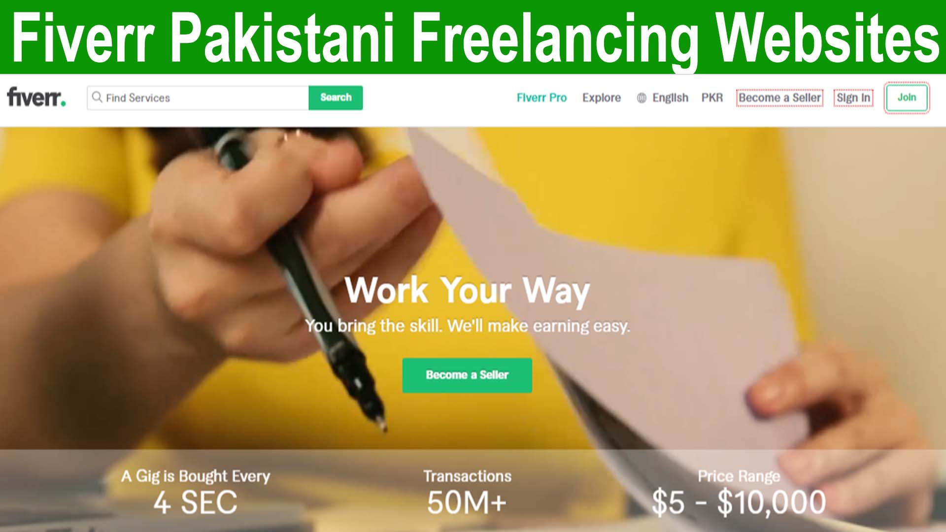 Fiverr Pakistani Freelancing Websites