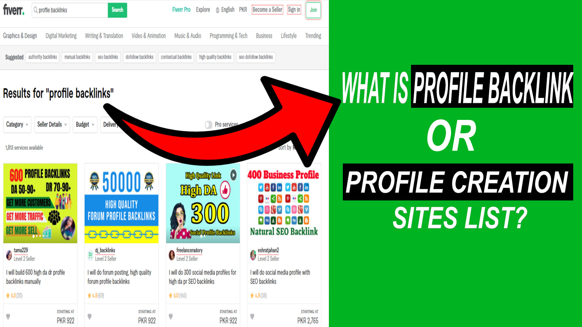 What is Profile Backlink or Profile Creation Sites List