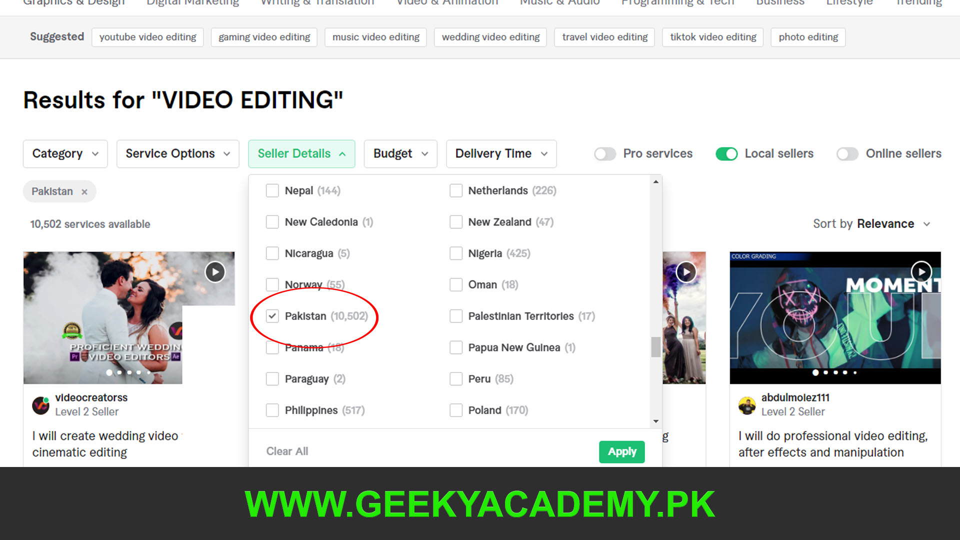 How To Start Freelancing in Pakistan With No Experience in Video Editing, GeekyAcademy