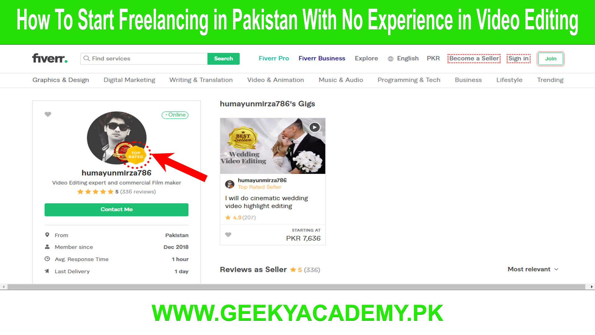 How To Start Freelancing in Pakistan With No Experience in Video Editing, humayunmirza786
